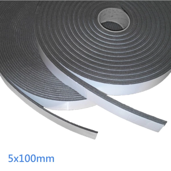5mm x 100mm Self Adhesive Sound Isolation Strip Isocheck