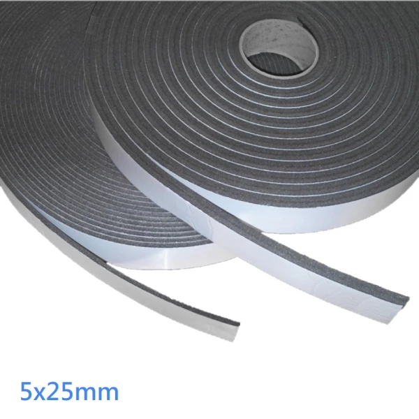 5mm x 25mm Isocheck Acoustic Isolation Strip (Joist & Stud)