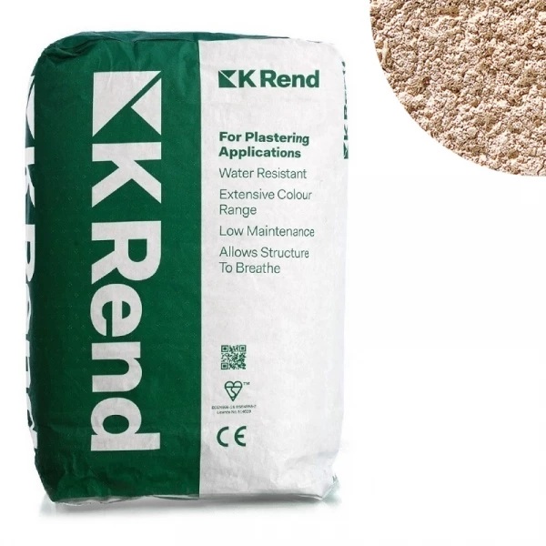 K-Rend K1 Silicone - Monocouche Scratch Render - Colour Fintry Stone
