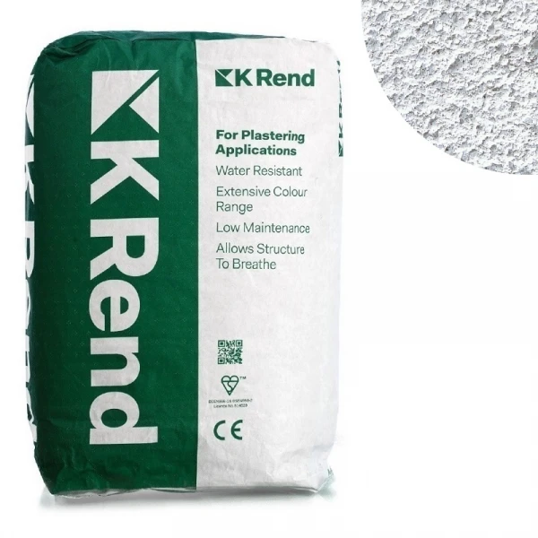 K-Rend K1 Silicone - Monocouche Scratch Render - Colour Powder Blue