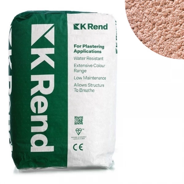 K-Rend K1 Silicone - Monocouche Scratch Render - Colour Sandstone