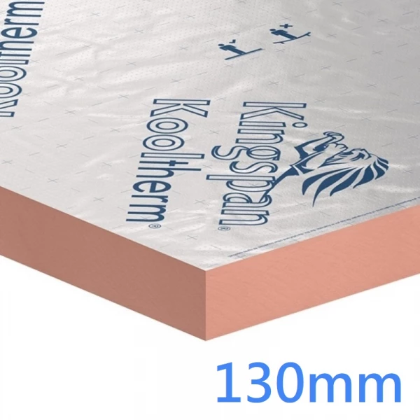 130mm Kingspan K107 Pitched Roof Insulation Board (5.76m²/pack)