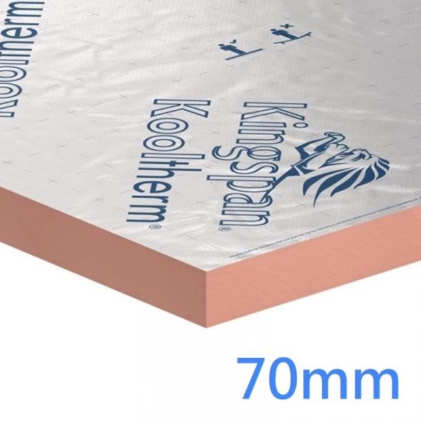 70mm Kingspan Kooltherm K107 Phenolic Roof Board (pack of 4)