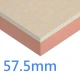 57.5mm Kingspan Kooltherm K118 Insulated Plasterboard - Dot and Dab & Mechanically Fixed Dry-Lining (pack of 14)