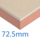 72.5mm Kingspan Kooltherm K118 Insulated Plasterboard - Dot and Dab & Mechanically Fixed Dry-Lining (pack of 11)
