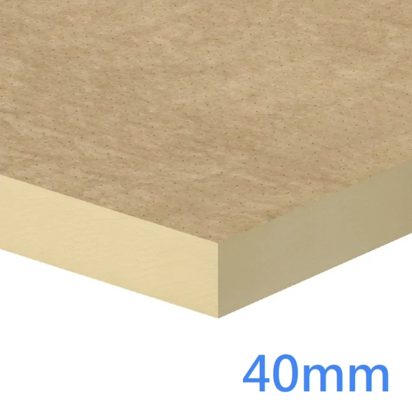 40mm Kingspan Therma TR27 Flat Roof Insulation Board (pack of 8)