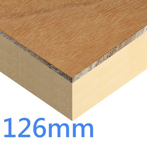 126mm Kingspan Thermaroof TR31 PIR Insulated Plywood - Warm Roof (pack of 9)