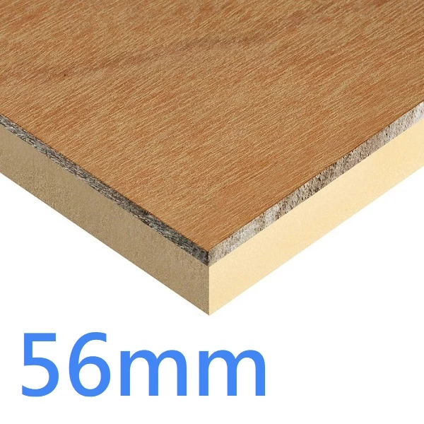 56mm Kingspan Thermaroof TR31 PIR Insulated Plywood - Warm Roof (pack of 20)
