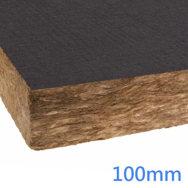 100mm RS45 Black Tissue Faced 1 Side Insulation Slab (pack of 5)