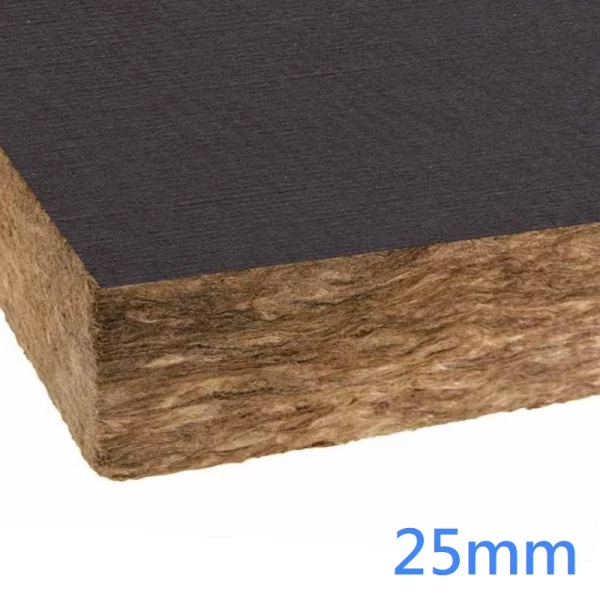 25mm Black Tissue Faced Knauf RS45 Insulation Slab (pack of 20)