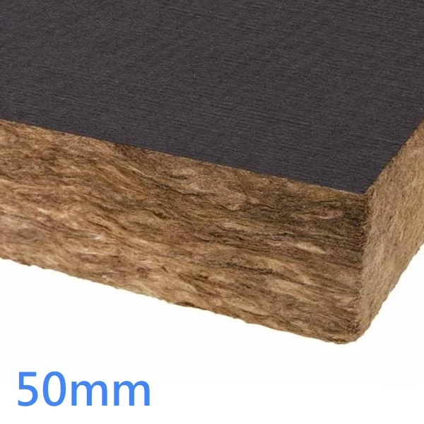 50mm Knauf RS60 Black Tissue Faced Two Sides A1 Slab (pack of 9)