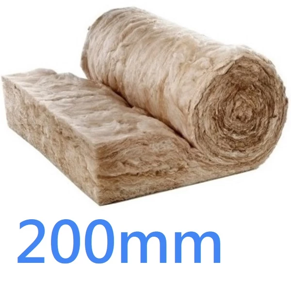 200mm Knauf Earthwool Loft Insulation Roll 44 Combi-cut - 6.84m2