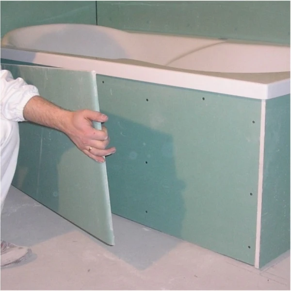 15mm Knauf Moisture-Panel Plasterboard Moisture-Shield - Tapered Edge - 8x4