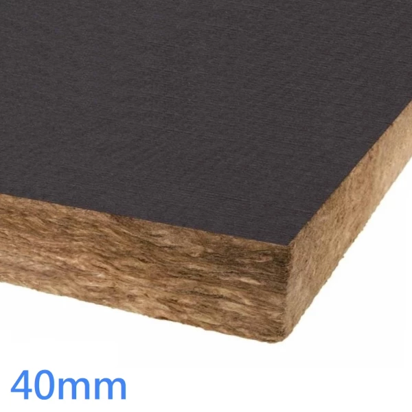 Knauf RS100 Black Tissue Faced Two Sides 40mm Slab (pack of 7)