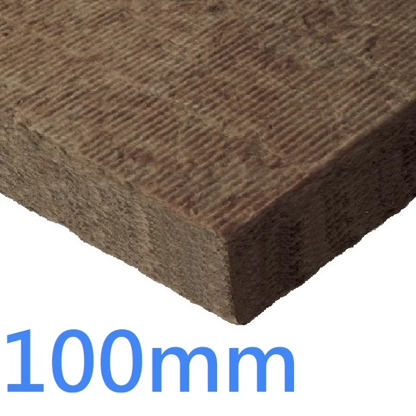 100mm RS100 Knauf Rock Mineral Wool Building Slab - 100kg density