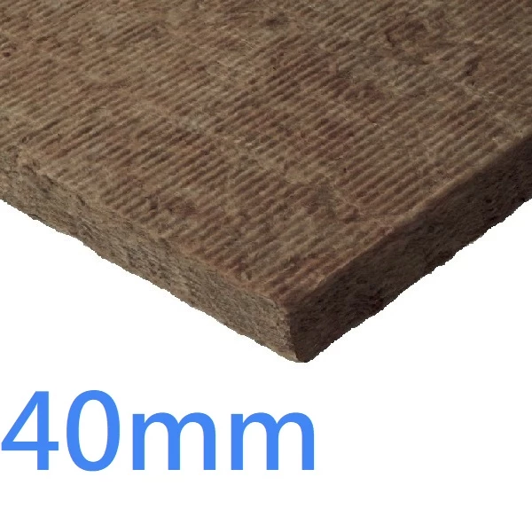 40mm RS100 Knauf Rock Mineral Wool Building Slab - 100kg density
