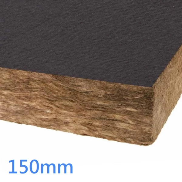 150mm Black Tissue Faced 2 Sides Insulation Slab RS45 (pack of 3)