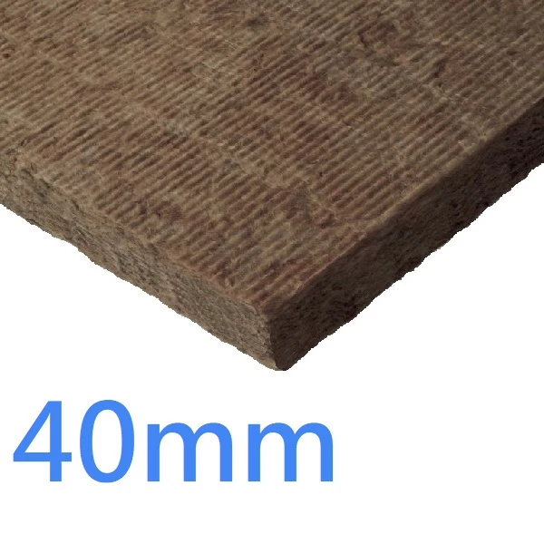 40mm RS45 Knauf Rock Mineral Wool Building Slab - 45kg density 