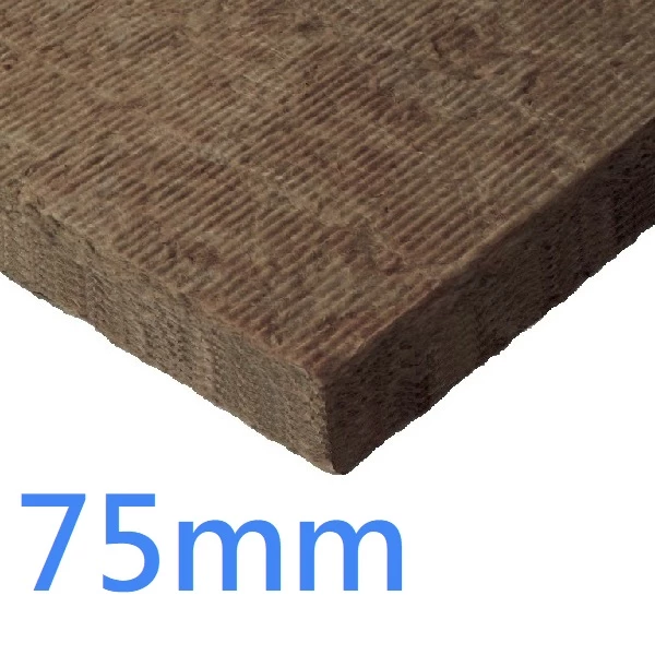 75mm RS45 Knauf Rock Mineral Wool Building Slab - 45kg density