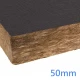 50mm Rocksilk RS60 Black Tissue Faced 1 Side Slab (pack of 9)