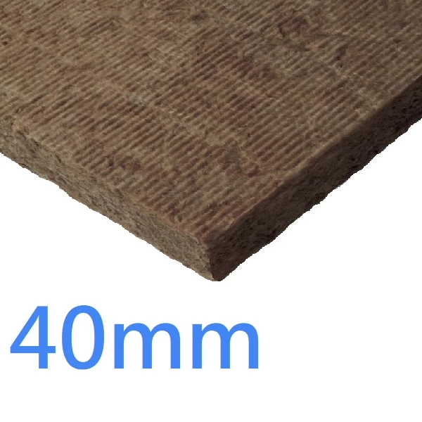 40mm RS60 Knauf Rock Mineral Wool Building Slab - 60kg density