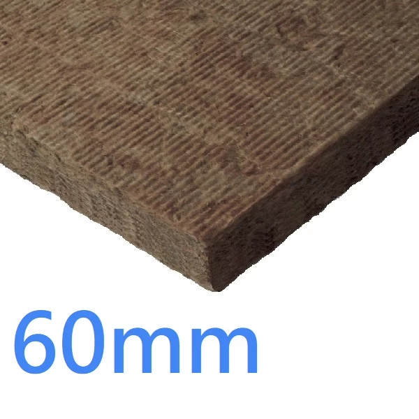 60mm RS60 Knauf Rock Mineral Wool Building Slab - 60kg density