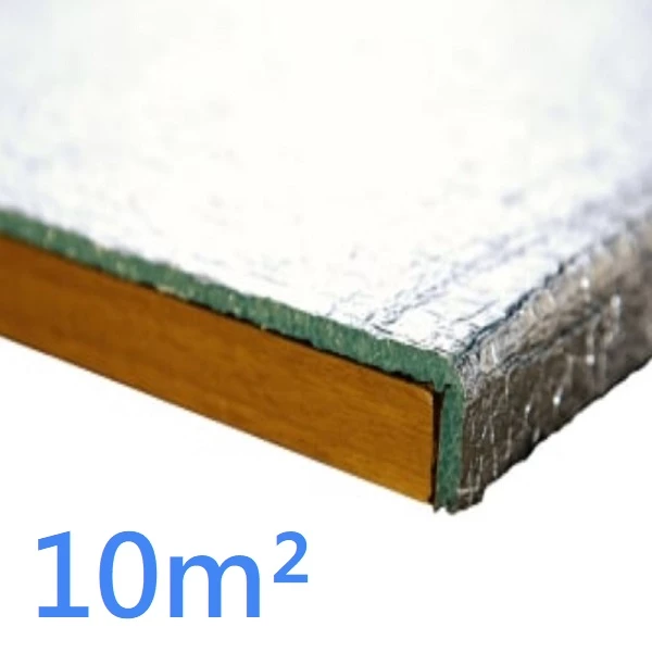 Low-E Insulation TAB 16 Pre-cut 416mm Reflective Foil 10m2 roll coverage