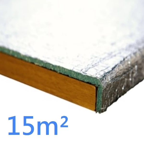 Low-E Insulation TAB 24 Pre-cut 625mm Reflective Foil 15m2 roll coverage