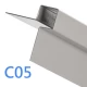 Cedral Click System - External Corner Window Profile - 3m - Grey C05
