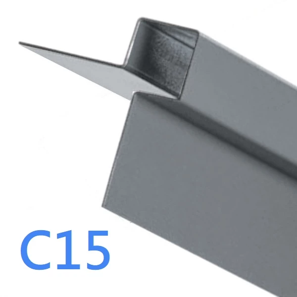 Cedral Click System - External Corner Window Profile - 3m - Dark Grey C15