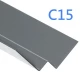 Cedral Click - Internal Corner Profile - Vertical Trim - 3m - Dark Grey C15