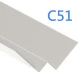 Cedral Click - Internal Corner Profile - Vertical Trim - 3m - Silver Grey C51