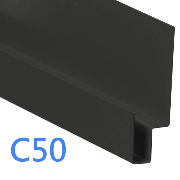 Cedral Click System - Window Door Reveals - Lintel Profile - 3m - Black C50