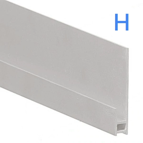Cedral Click - Start Profile - Horizontal Starter Trim Plain Aluminium - 3m