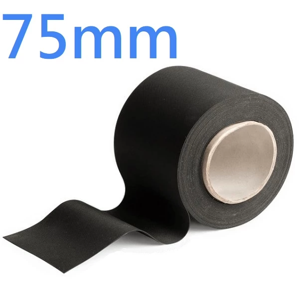 75mm EPDM Self Adhesive Rubber Tape - Cedral Click and Lap - 20m