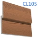 10mm Cedral Lap Cladding Weatherboard Wood Effect Finish - Dark Oak CL105