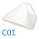 Connection Profile - Cedral Lap and Click - Window Reveal or Soffit - 3m - White C01
