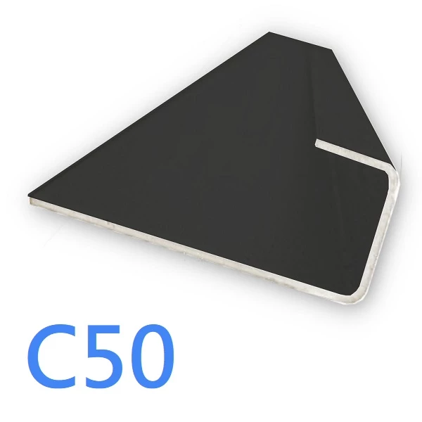 Connection Profile - Cedral Lap and Click - Window Reveal or Soffit - 3m - Black C50