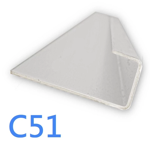 Connection Profile - Cedral Lap and Click - Window Reveal or Soffit - 3m - Silver Grey C51