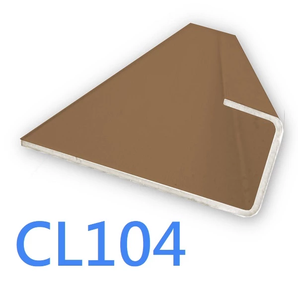 Connection Profile - Cedral Lap and Click - Window Reveal or Soffit - 3m - Light Oak CL104