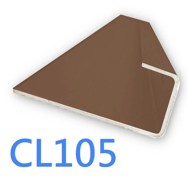 Connection Profile - Cedral Lap and Click - Window Reveal or Soffit - 3m - Dark Oak CL105