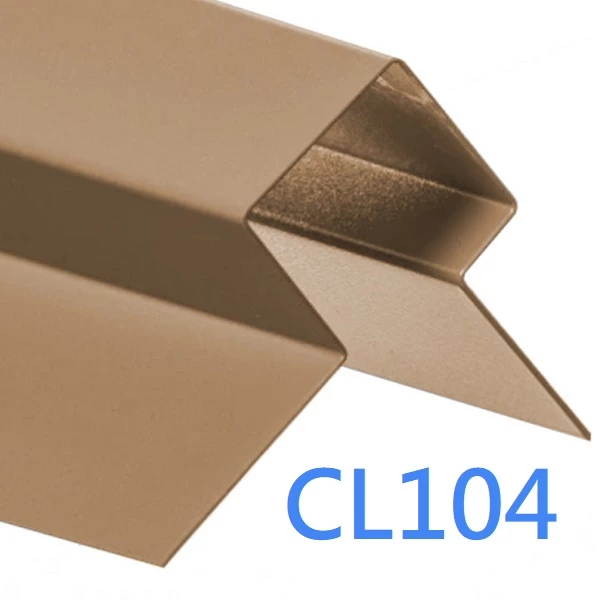 External Corner Window Reveal - Cedral Lap Trim - Asymmetric Profile - 3m - Light Oak CL104