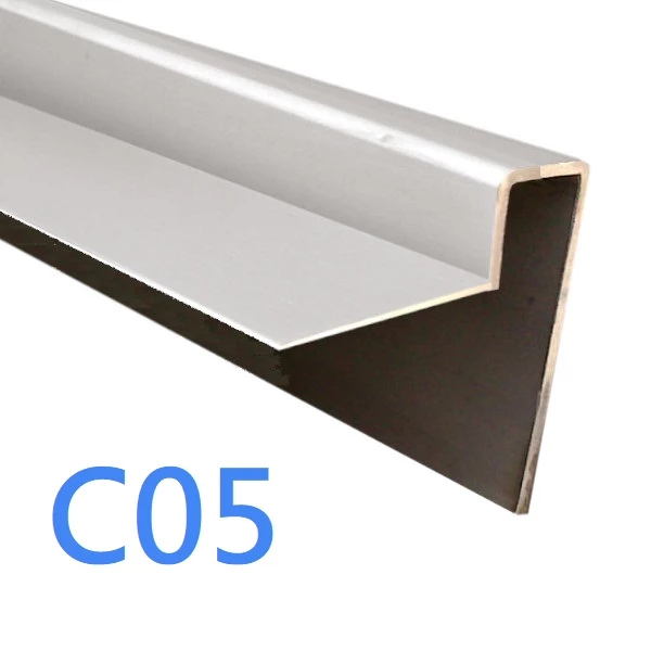 End Profile - Cedral Lap - Cladding Edges Protection - 3m - Grey C05