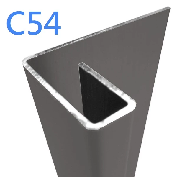 End Profile - Cedral Lap - Cladding Edges Protection - 3m - Pewter C54