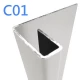 End Profile - Cedral Lap - Cladding Edges Protection - 3m - White C01