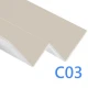Internal Corner Trim - Cedral Lap System Profile - 3m - Grey Brown C03