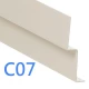 Start Profile - Cedral Lap - Cladding Starter Trim - 3m - Cream White C07