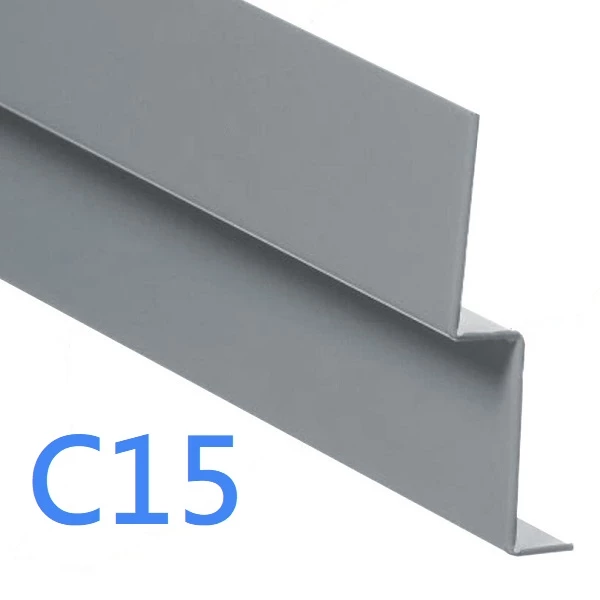 Start Profile - Cedral Lap - Cladding Starter Trim - 3m - Dark Grey C15