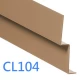 Start Profile - Cedral Lap - Cladding Starter Trim - 3m - Light Oak CL104