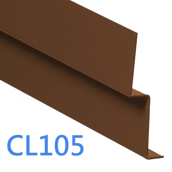 Start Profile - Cedral Lap - Cladding Starter Trim - 3m - Dark Oak CL105